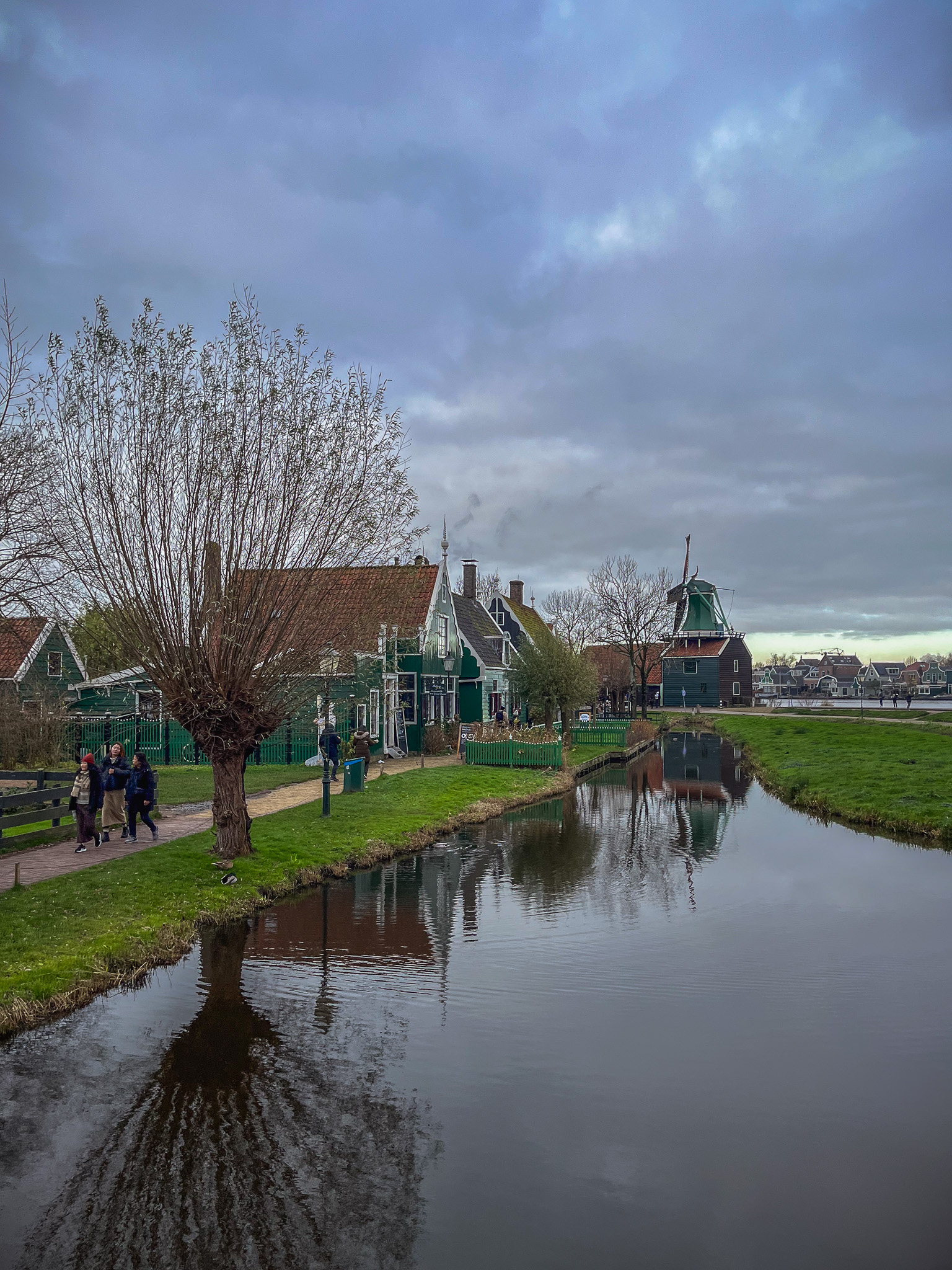 Maisons vertes Zaans Schans