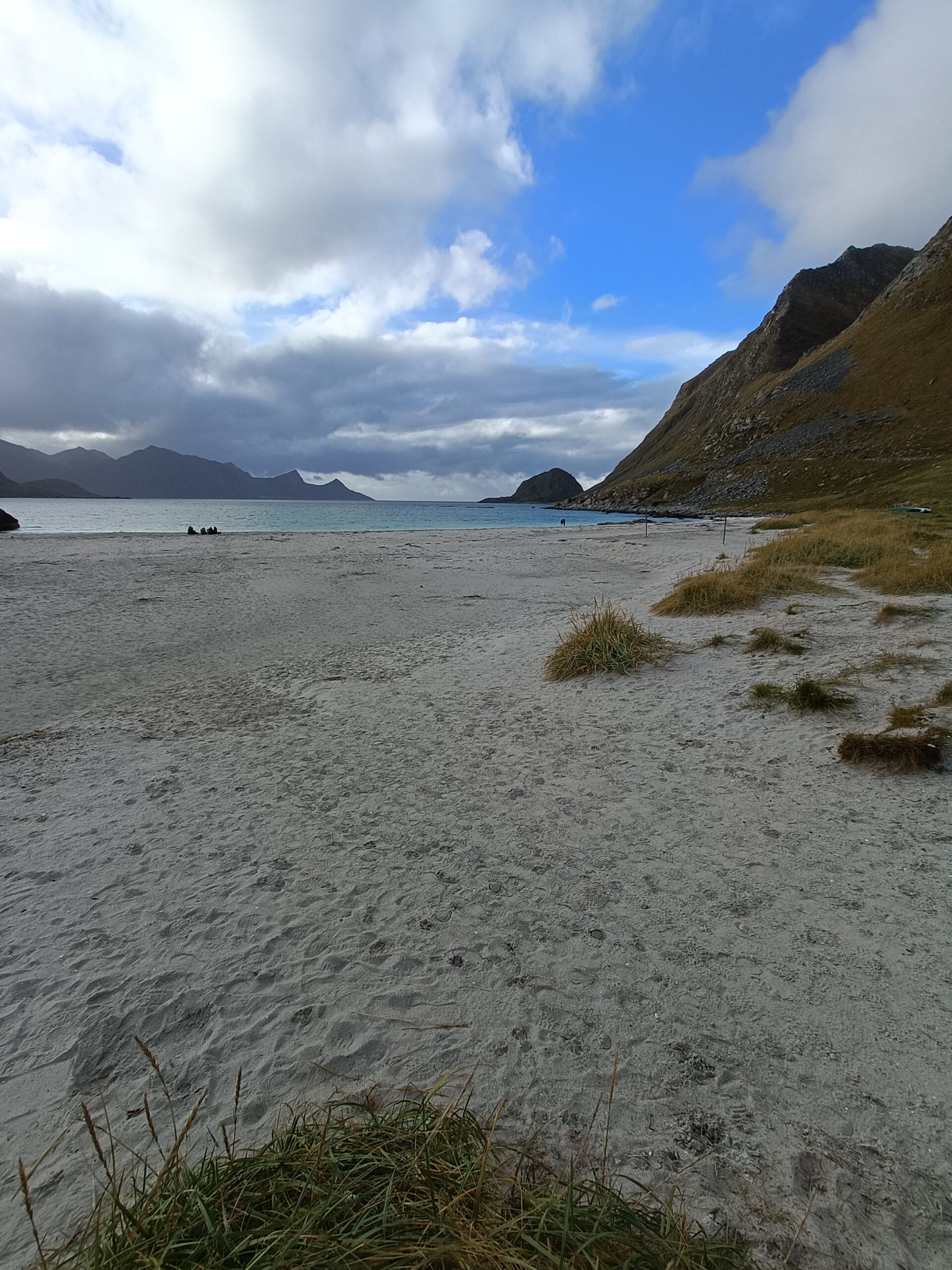 Haukland Beach, plage emblématique des Lofoten