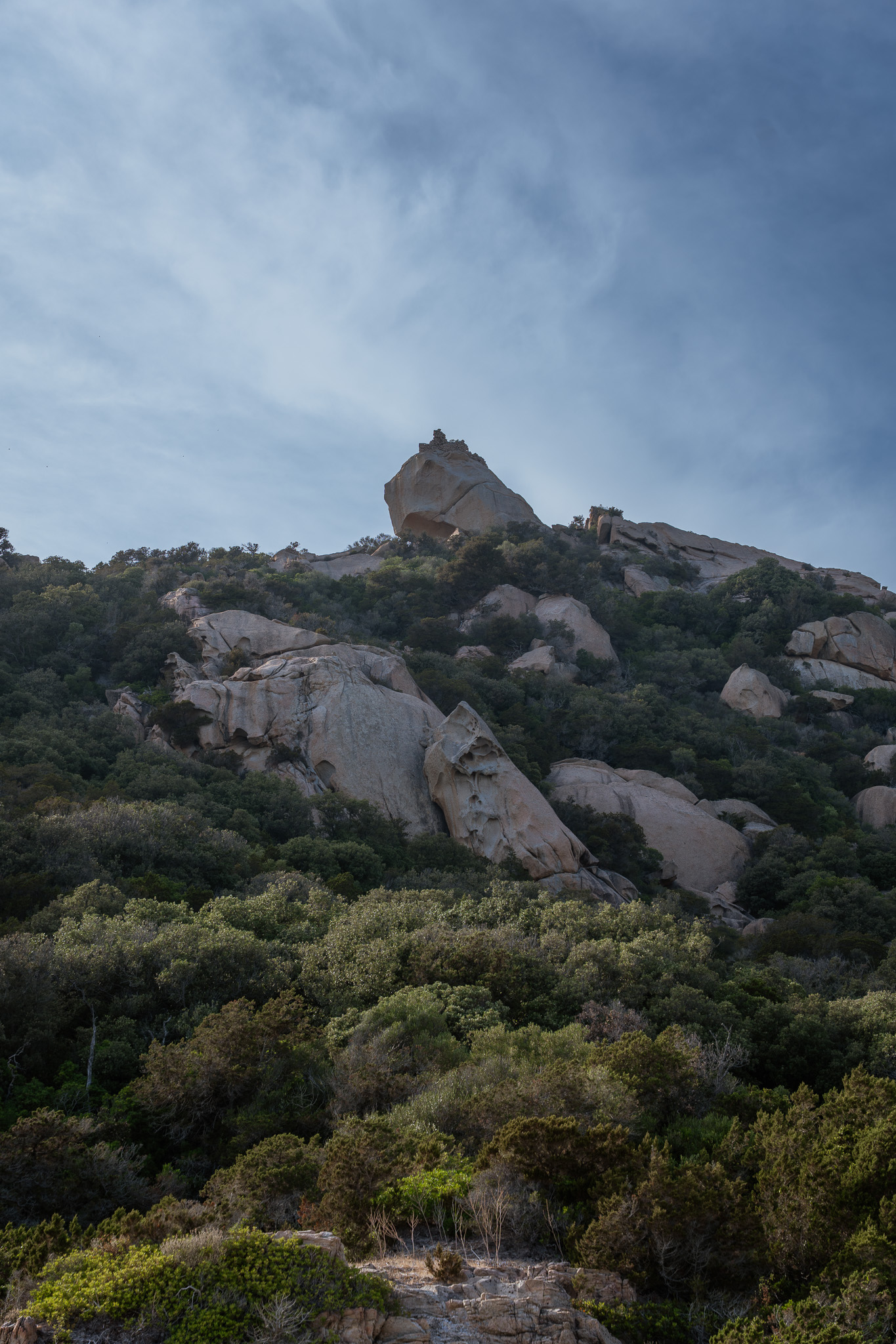 Le Lion de Roccapina vu depuis la plage
